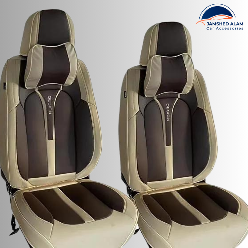 Jamshed Alam Vehicle Adornments Widespread Vehicle Seat Covers for 5-Seater Vehicles - Agreeable, Non-Slip, and Simple to Clean PU Cowhide Seat Covers for Dubai, UAE